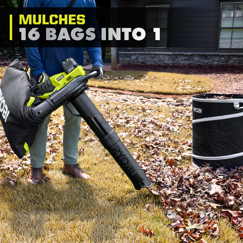 40V HP Brushless Leaf Vacuum/Mulcher
