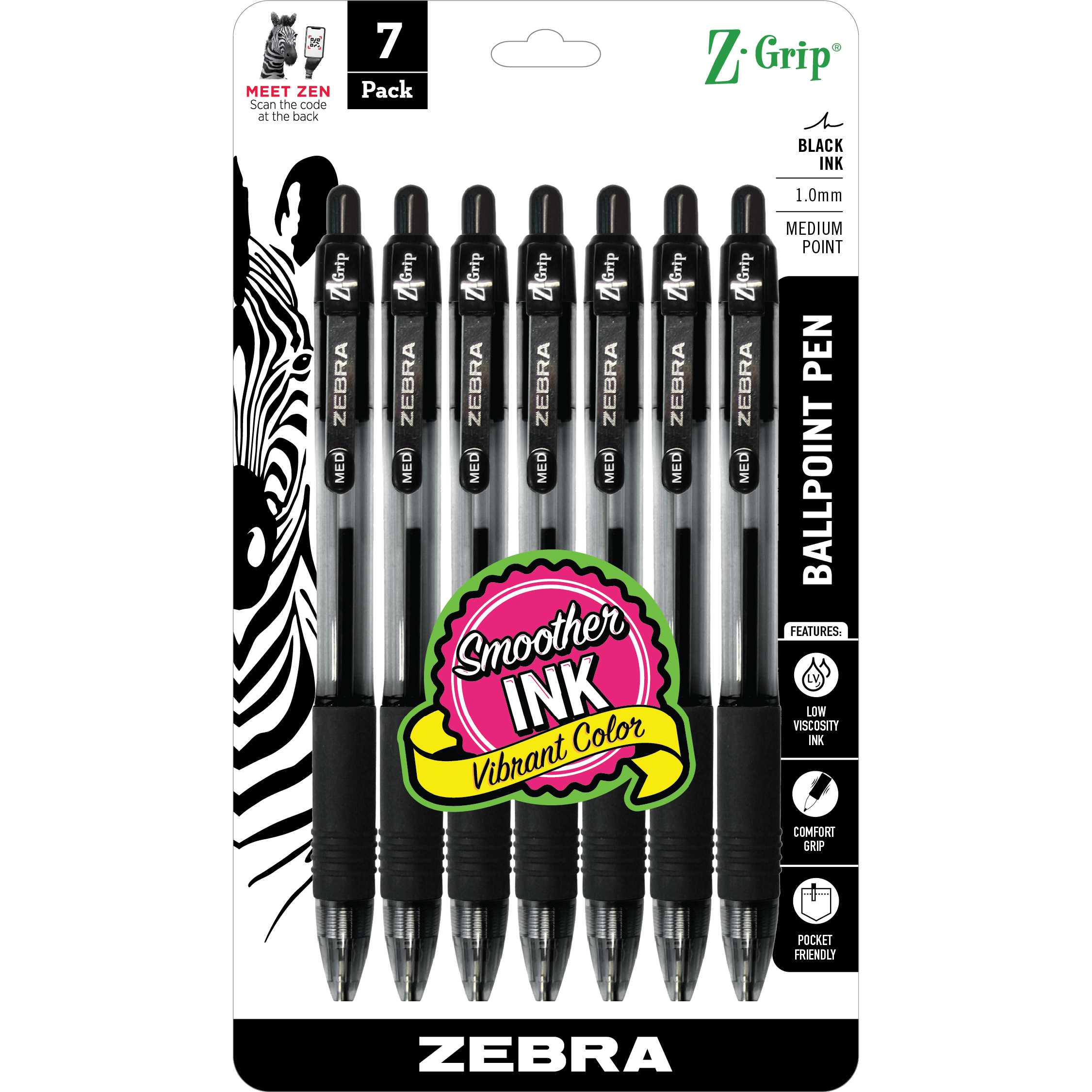 22271_Z-Grip_Retractable_Ballpoint_1.0mm_Black_7pk_9aec4500-7f6c-4392-b2f1-aa8cf8713579